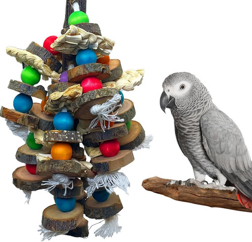 Large parrot toys for macaw - large,