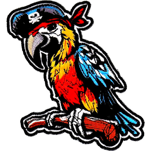 Pirate parrot sew - , /iron